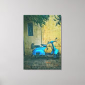 Oude motorfiets canvas afdruk (Voorkant)