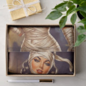 Oude mummie pin-up tissuepapier (Geschenk)