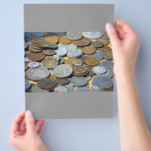 Oude munten1299 OUDE MUNTEN KOPER METAALBRONZE Flyer (Hand)