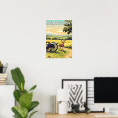 Oude Murfreesboro Tennessee Poster (Thuiskantoor)