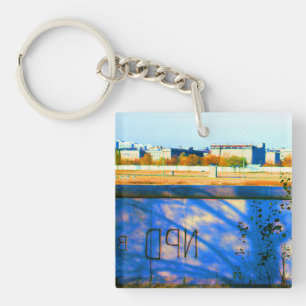 Oude Muur van Berlijn Duitsland Sleutelhanger