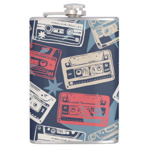 Oude Muziek Cassettes Naadloos Heupfles