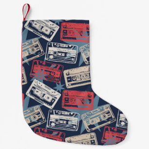 Oude Muziek Cassettes Naadloos Kleine Kerstsok