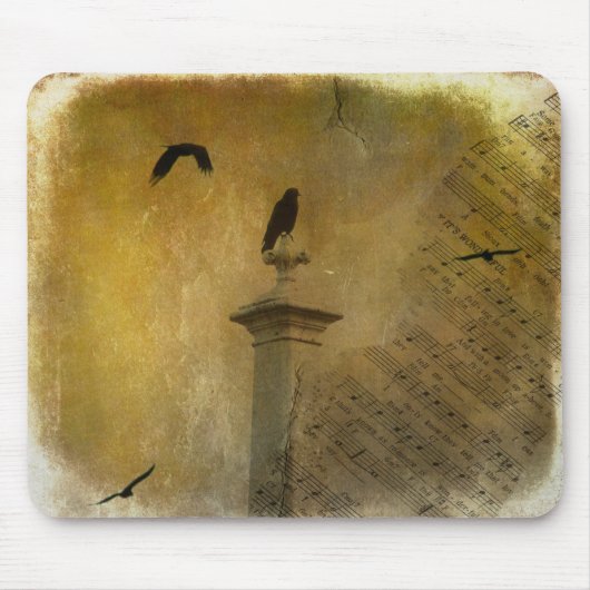 Oude muziek en koeien muismat (Voorkant)