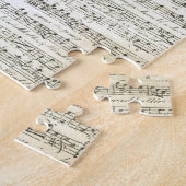 oude muziek legpuzzel (Zijkant)
