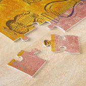oude muziekinstrumenten legpuzzel (Zijkant)