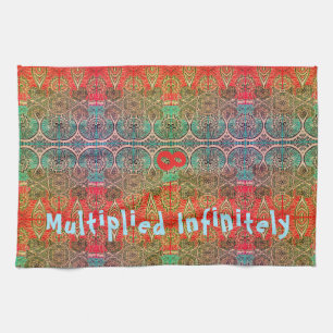 Oude Mystery Tapestry Multiplied Inoneindig Theedoek