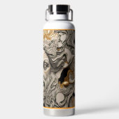 Oude mythische goden waterfles (Achterkant)