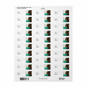Oude Naaimachine bij het Raam Etiket (Full Sheet)