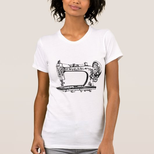Oude Naaimachine T-shirt (Voorkant)