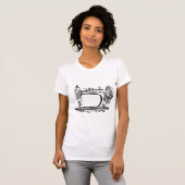 Oude Naaimachine T-shirt (Voorkant volledig)