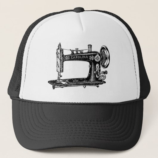 Oude Naaimachine Trucker Pet (Voorkant)