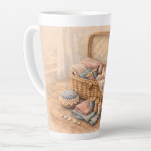 Oude Naaimandje Cottagecore Pastel Latte Mok