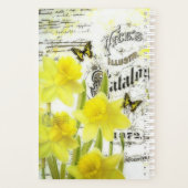 Oude narcissen planner (Achterkant)