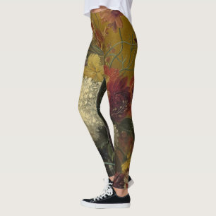 Oude Nederlandse Meester Bloemstuk Georgius van Os Leggings