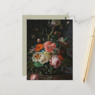 Oude Nederlandse Meester Stilleven Rachel Ruysch Briefkaart