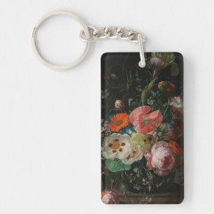 Oude Nederlandse Meester Stilleven Rachel Ruysch Sleutelhanger
