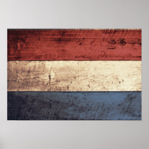 Oude Nederlandse vlag Poster