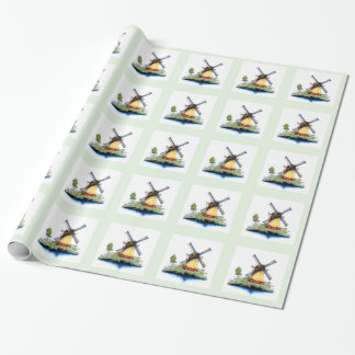 Oude Nederlandse Windmill Cadeaupapier