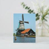Oude Nederlandse windmolen Briefkaart (Staand voorkant)