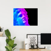 Oude neongoden #1: Apollo Belvedere Poster (Thuiskantoor)