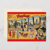 Oude Nevada Groet Briefkaart (Voorkant / Achterkant)