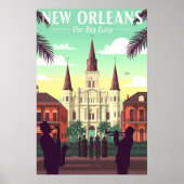 Oude New Orleans Poster (Voorkant)