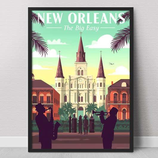 Oude New Orleans Poster
