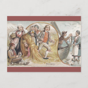 Oude Noorwegen Briefkaart