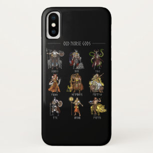 Oude Norse Gods iPhone X Hoesje