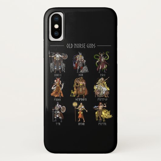 Oude Norse Gods Case-Mate iPhone Case (Achterkant)