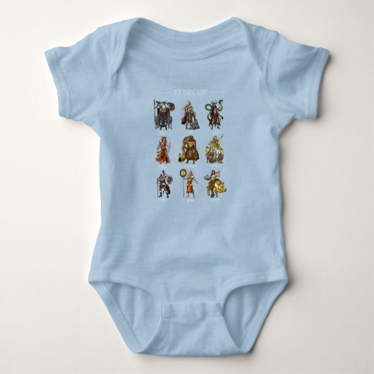 Oude Norse Gods Romper (Voorkant)