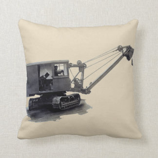 Oude Northwest Crane Shovel Construction Equipment Kussen
