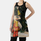 Oude Notenkraker Onder Kerstboom Schort (Insitu)