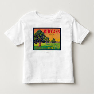 Oude Oaks-parelkrat LabelBryte, CA Kinder Shirts