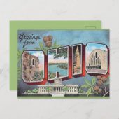 Oude Ohio Briefkaart (Voorkant / Achterkant)