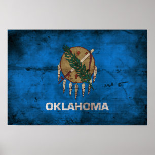 Oude Oklahoma-vlag; Poster