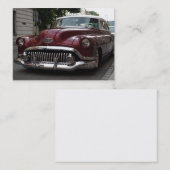 Oude oldtimer - visitekaartje (Voorkant / Achterkant)