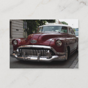 Oude oldtimer - visitekaartje