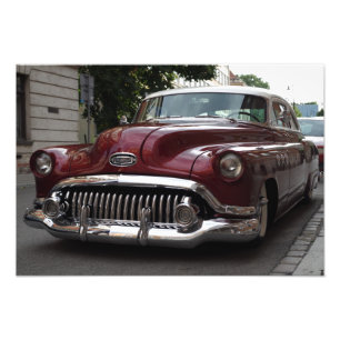 Oude oldtimers - foto foto afdruk