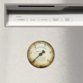 oude oliedrukmeter / instrument / wijzerplaat / me magneet (Insitu (Vaatwasser))