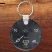 oude oliedrukmeter / instrument / wijzerplaat / me sleutelhanger (Voorkant)
