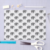 Oude Olifant Tekening Tissuepapier (Craft)
