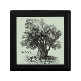 Oude olijfboom cadeaudoosje