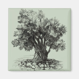 Oude olijfboom magneet