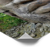 Oude Olmec hoofd! Poster (Hoek)