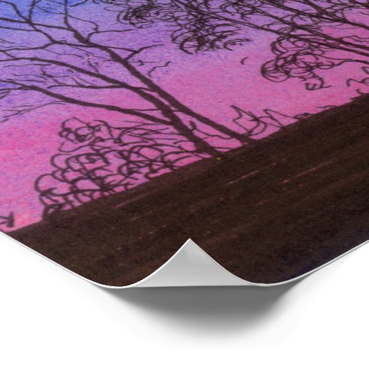 Oude omheining poster (Hoek)