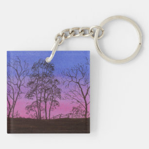 Oude omheining sleutelhanger