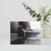 Oude onderzeeër briefkaart (Staand voorkant)