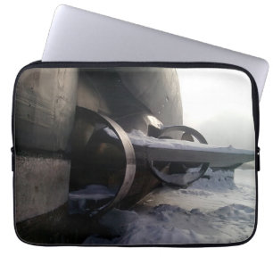 Oude onderzeeër laptop sleeve